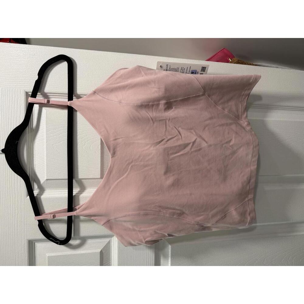 Lululemon Align Waist-Length Cami C/D in Pink, Size 14